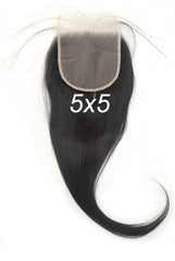 Natural Straight HD Closure 5X5