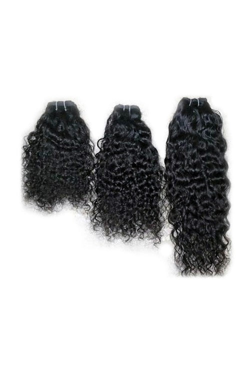 Natural Curly Indian Hair Weft