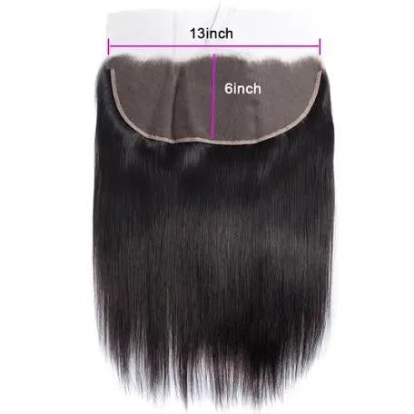 Natural Straight HD Frontal 13X6